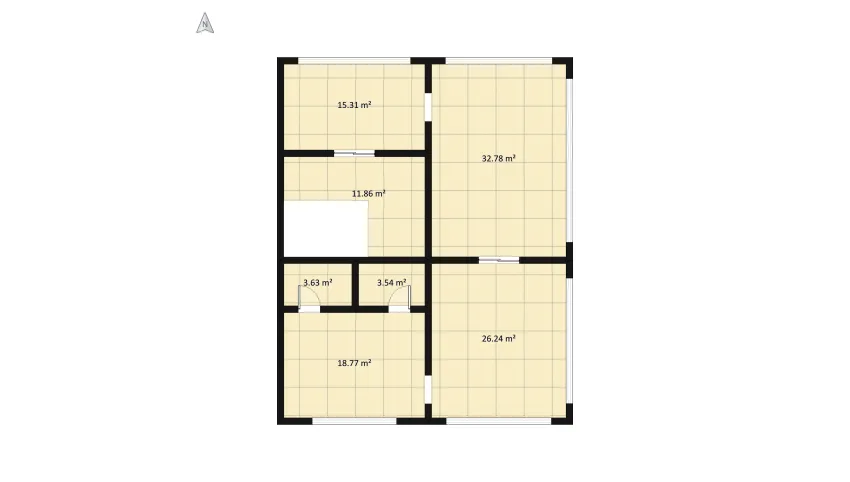 Cream White Villa floor plan 589.44