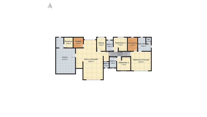 Casa Definitiva floor plan 146.85