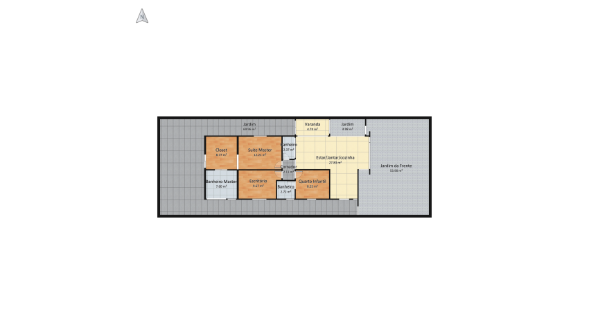  Casa Nascentes do Tarumã Modificada floor plan 228.7