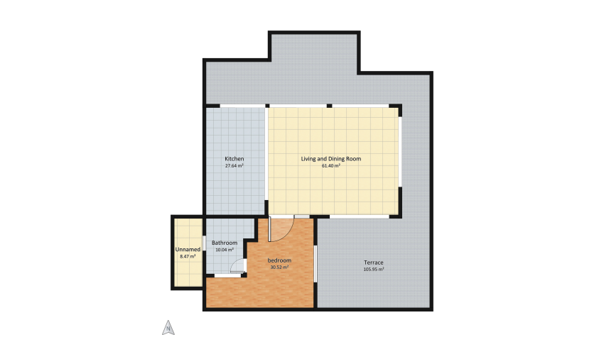 Mountain cottage floor plan 244.03