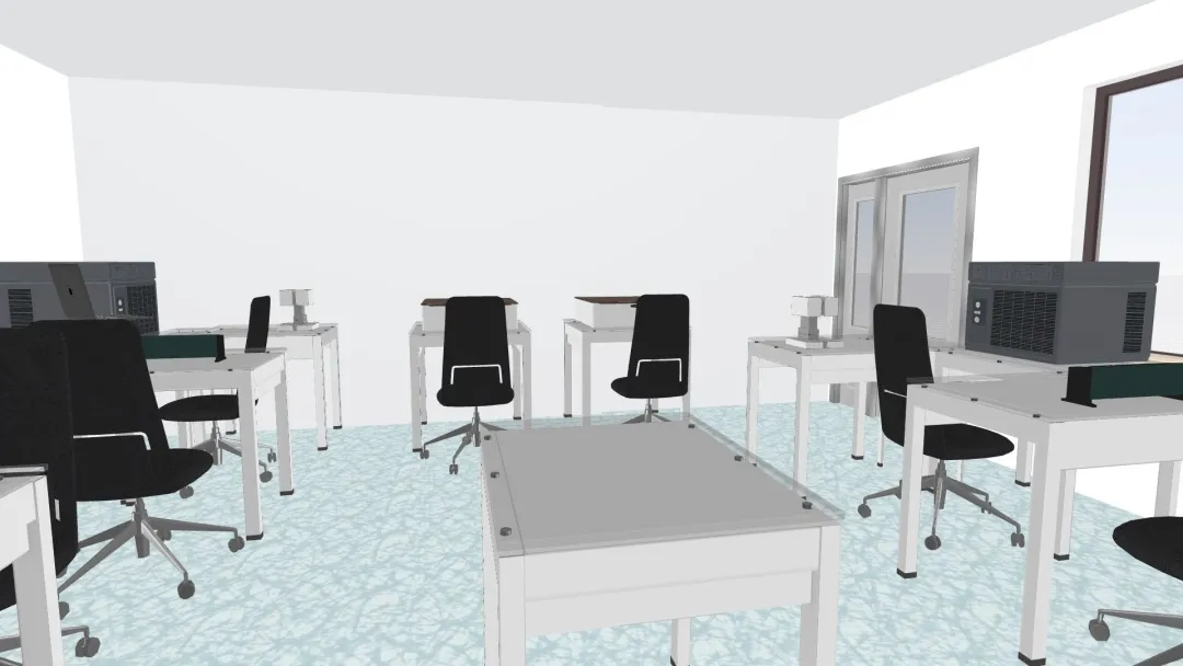 Production Clean Room Rev5 3d design renderings