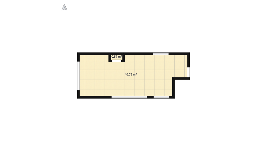 Cocina-Salon floor plan 41.37