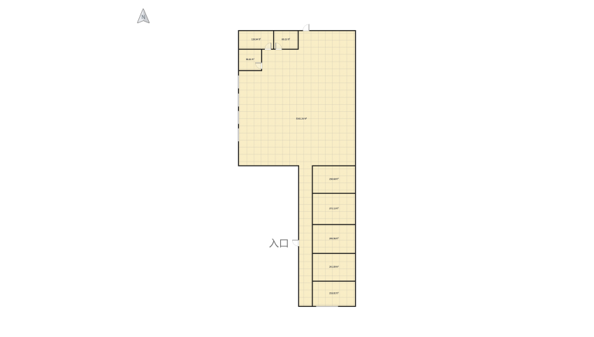 Mezzanine Ph2 floor plan 466.98
