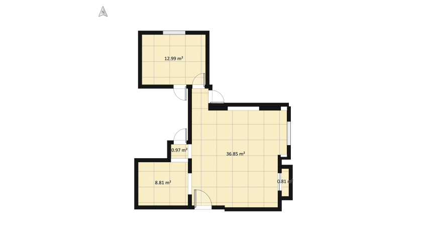 DR1. floor plan 83.18