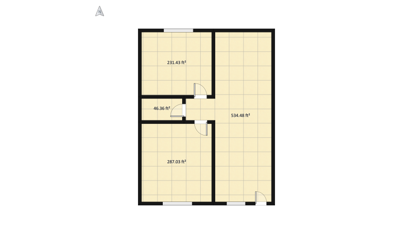 small modern house floor plan 112.4