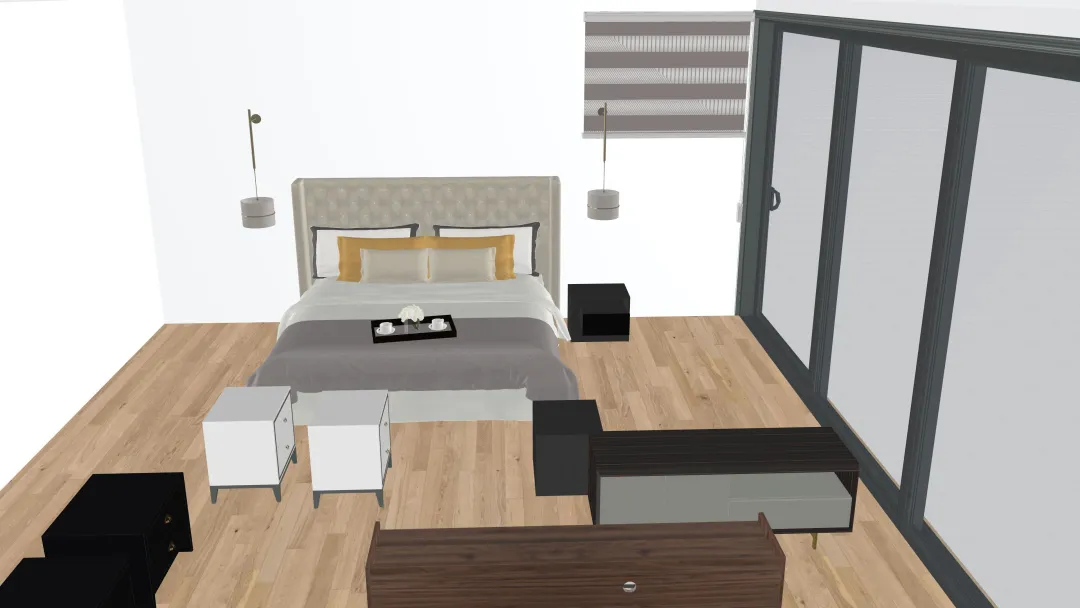 dormitorio playa 3d design renderings