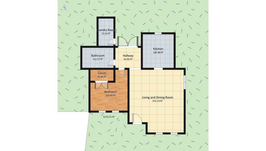 Project Home Living floor plan 615.15