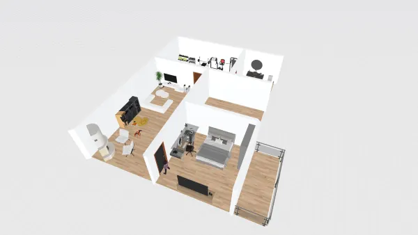 Professional interior design created with Homestyler 3D design software