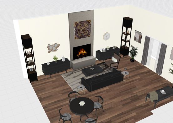 Copy of Great Room - Final Project Design Rendering