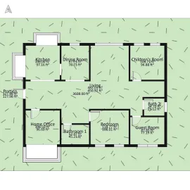 Professional interior design created with Homestyler 3D design software