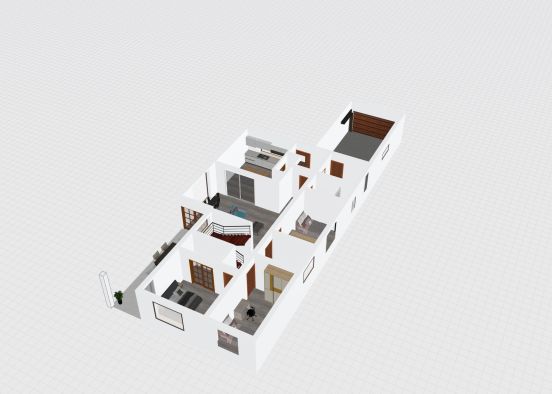 Proiect casa V8 Design Rendering