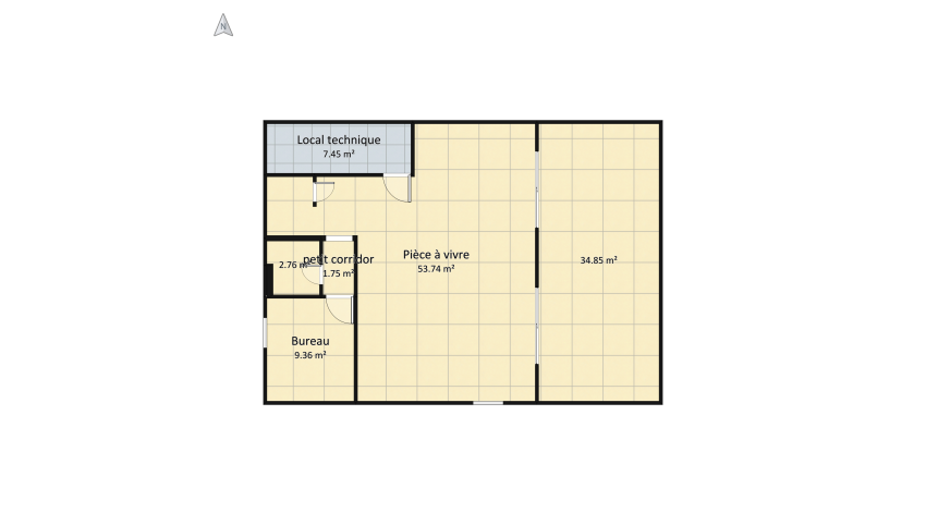 Kitchen 180323 beige floor plan 128.6