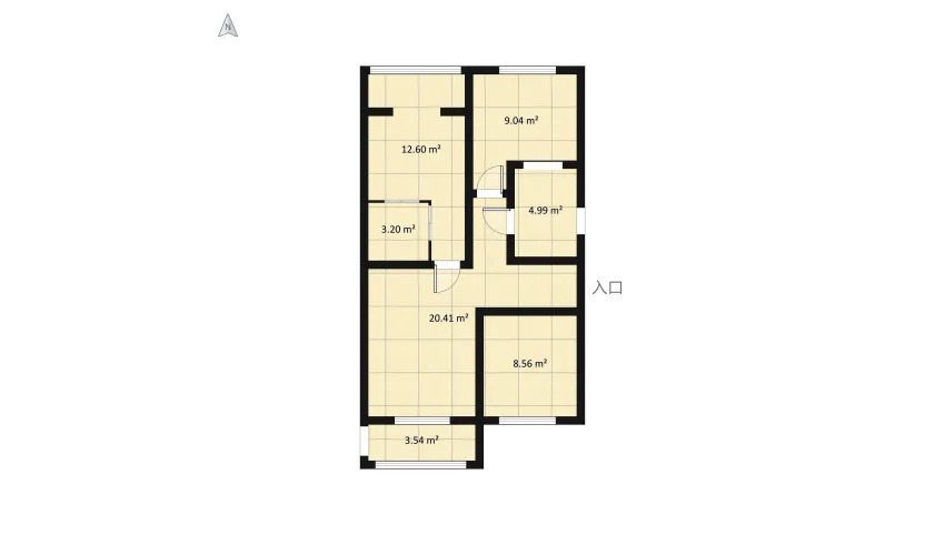 loft apartment floor plan 62.37