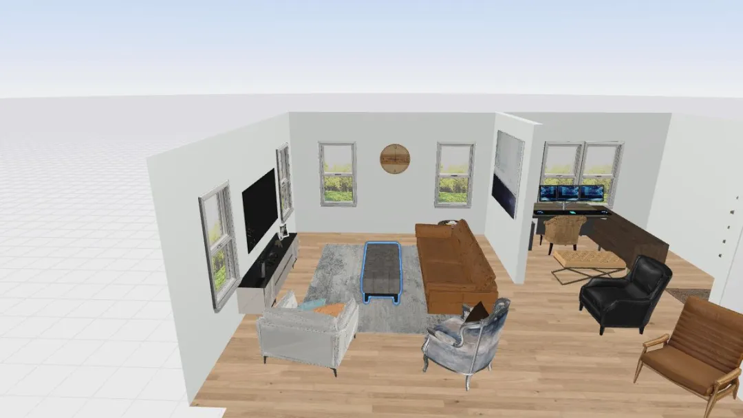 Copy of Living room 6 3d design renderings