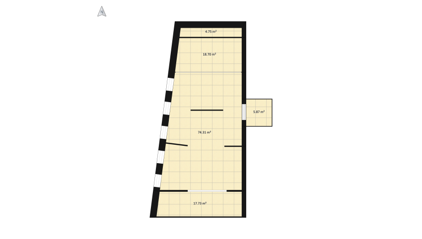 Шоурум кухни floor plan 135.39