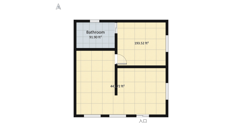 Small House Visuals floor plan 75.23