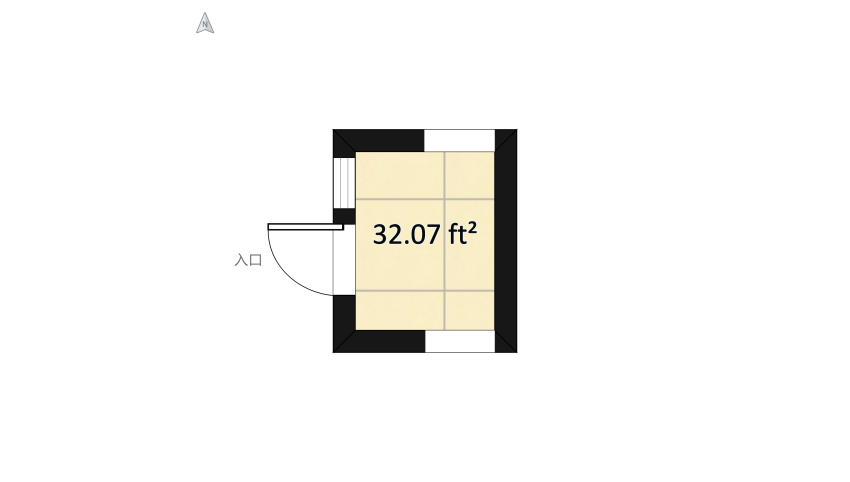 Bauhaus Style Suite floor plan 5.85