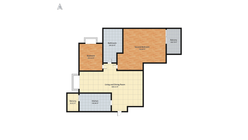 pink house floor plan 256.67