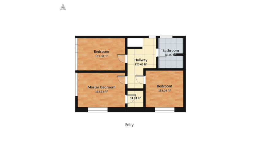 Brick's Wood floor plan 491.74