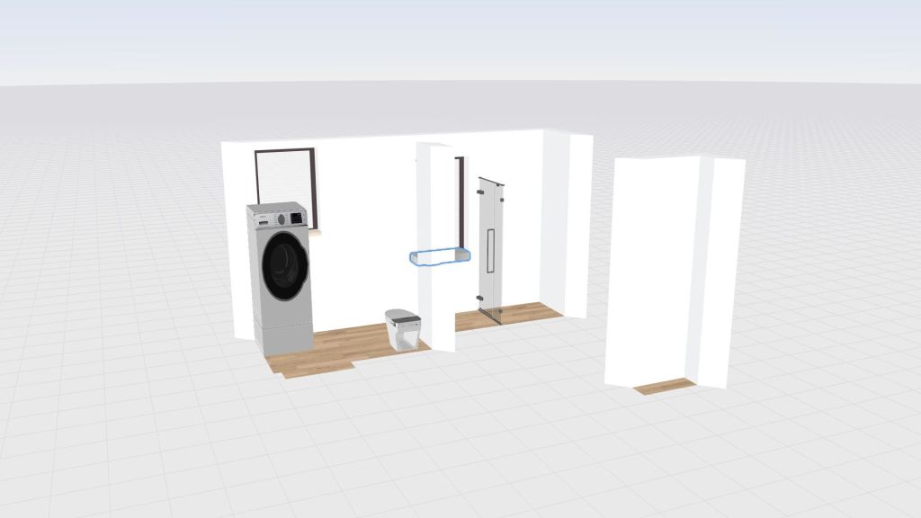 Long bathroom sink outside wall design ideas & pictures (6 sqm)Homestyler