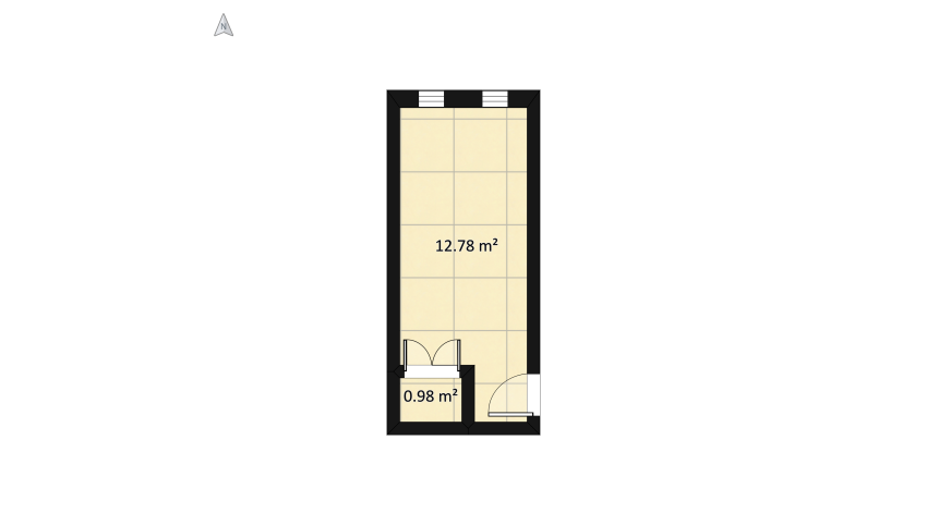Bedroom: Nook 1 floor plan 16.49