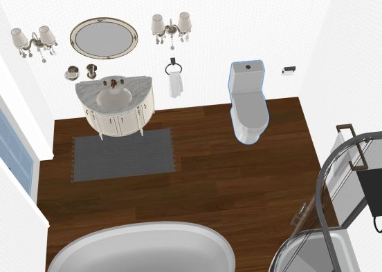 Budget Bathroom_copy Design Rendering