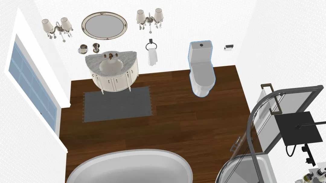 Budget Bathroom_copy 3d design renderings