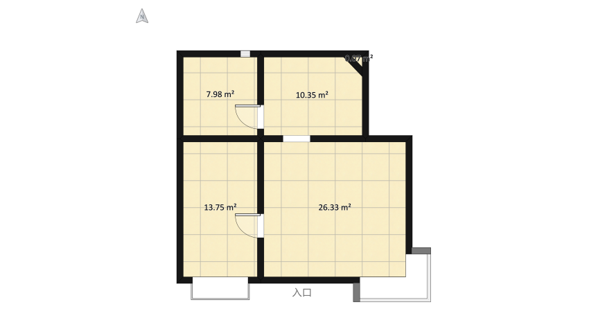 Espacio propio floor plan 66.16