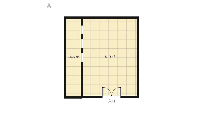 #VeryPeriContest-artist_studio floor plan 65.89