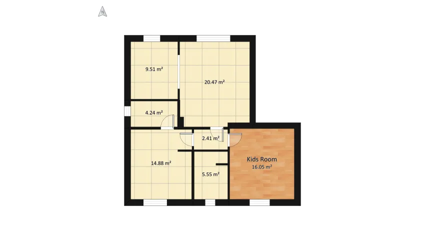ALTERISI floor plan 84.17