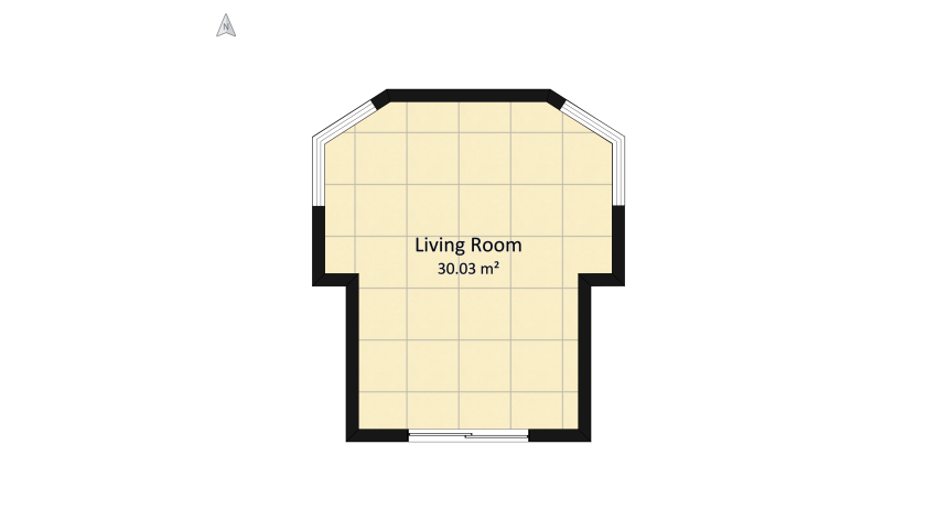 30sq.mtr Living area floor plan 283.74