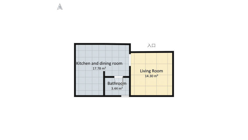  #OceanContest-modern studio floor plan 38.76