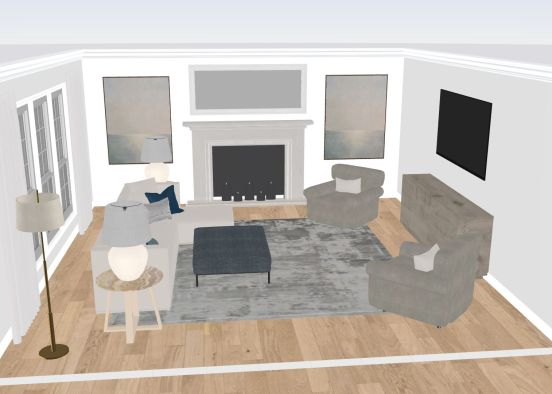 Goldstein Living Room_copy_copy Design Rendering