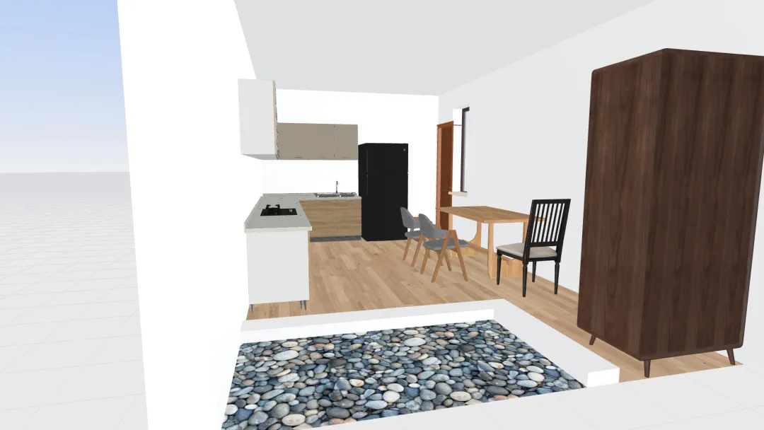 New design Kitchen 3d design renderings