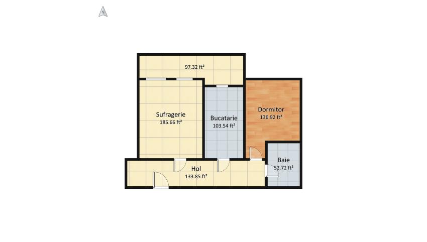 Pallady Apartment floor plan 240.97