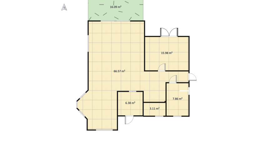 Zalesie - projekt - 2 łazienka floor plan 273.05