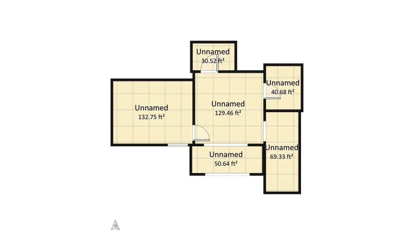Modern Bedroom floor plan 42.12