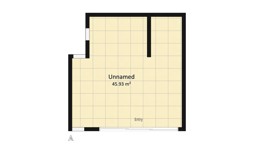 Minimalistic apartament with ocean view floor plan 86.29