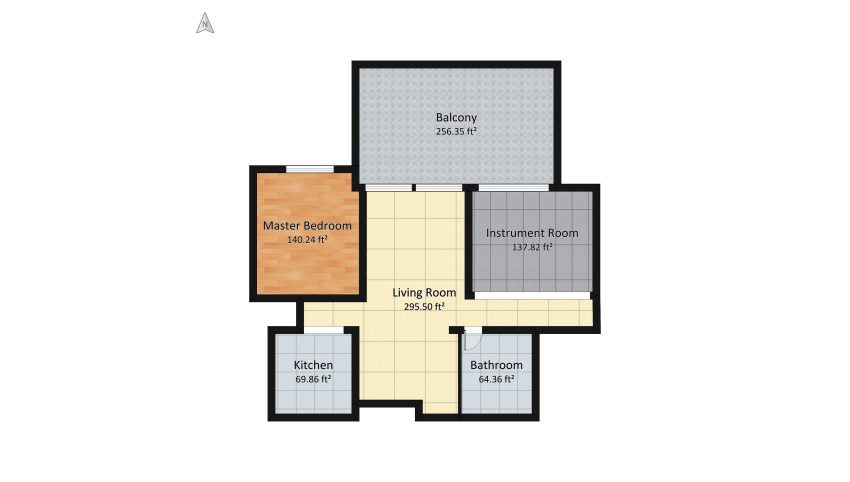 Boho Home floor plan 210.72