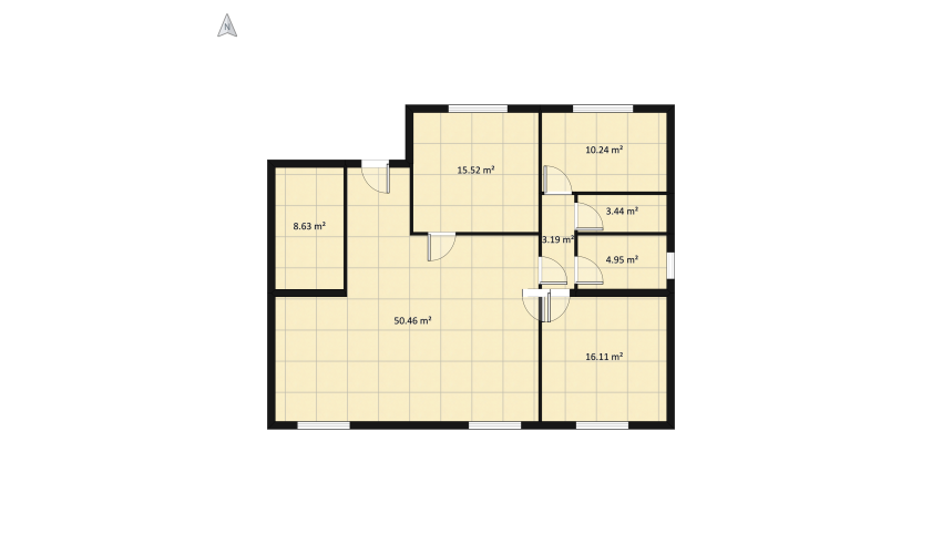 Copy of giorno sud floor plan 122.86