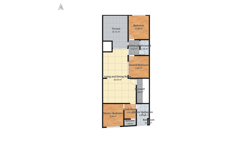 Casa Zetina floor plan 428.07