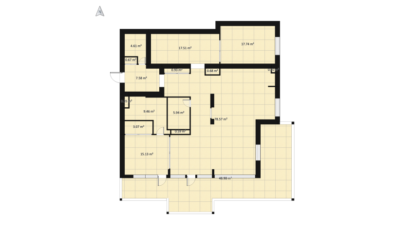 ＂Lachta＂ floor plan 1274.28