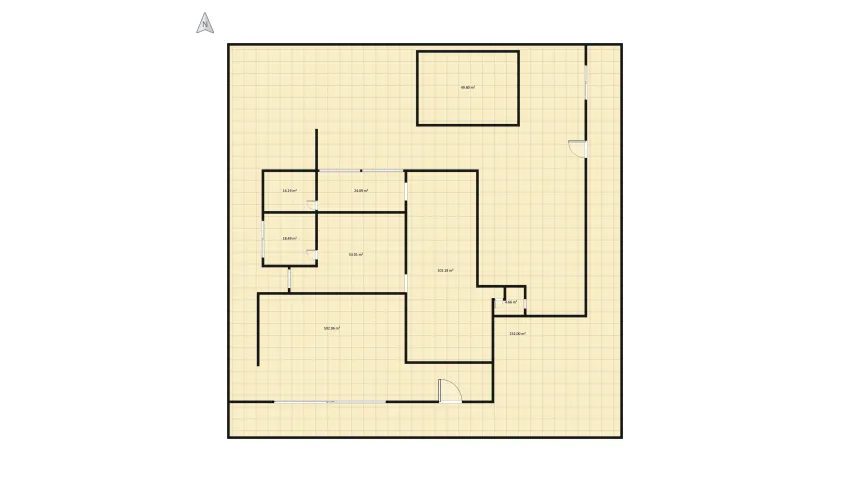 Nível 1 Projeto Arquitetônico floor plan 1906.78