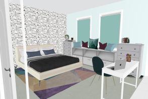 Girl Room Idea Design Rendering