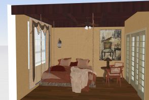 Filipino bedroom Design Rendering