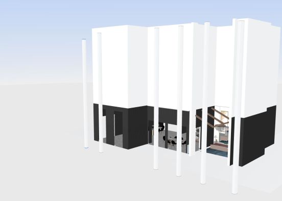 Copy of 9 Rustic Gabled Roof 2-Bedroom Design Design Rendering