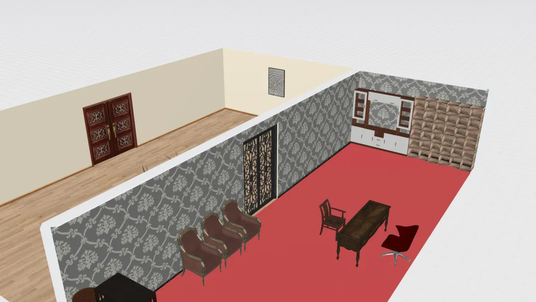 法醫辦公室 3d design renderings