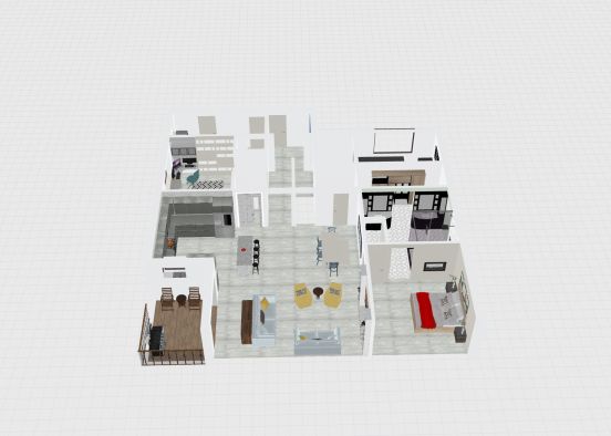 Main Floor Remodel v2 Design Rendering
