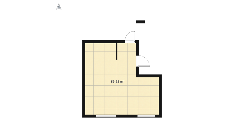 Copy of Salon tv wall floor plan 38.55