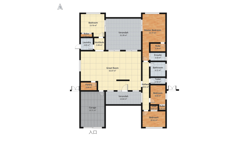 Extension floor plan 251.12